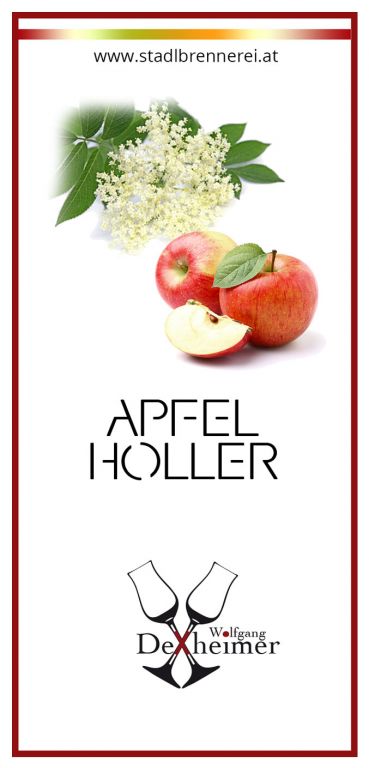 Etikett-Apfel-Holler