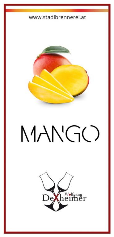Etikett-Mango